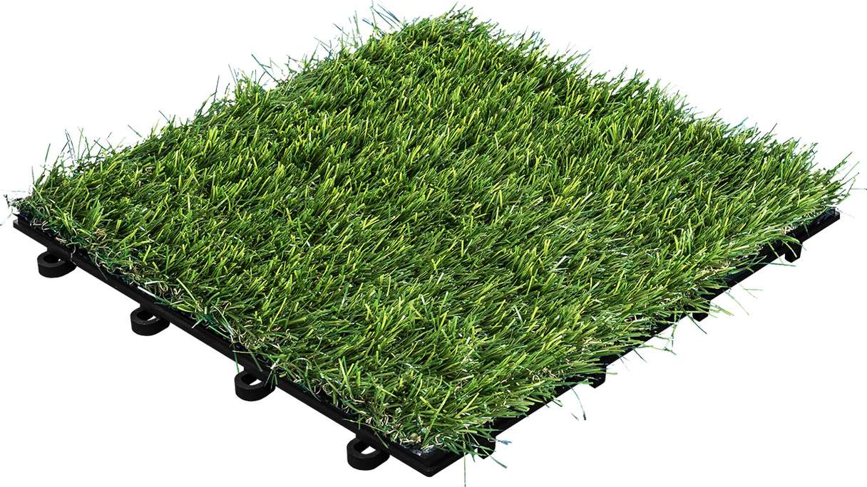 planeo click tile - lawn look