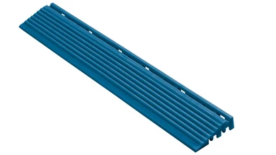 planeo side panel for 40 x 40 cm interlocking tiles – blue