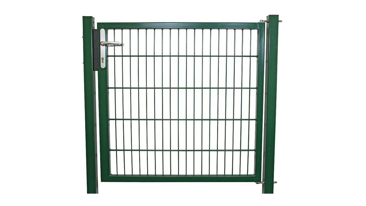 Universal door medium 1-leaf moss green incl. gateposts