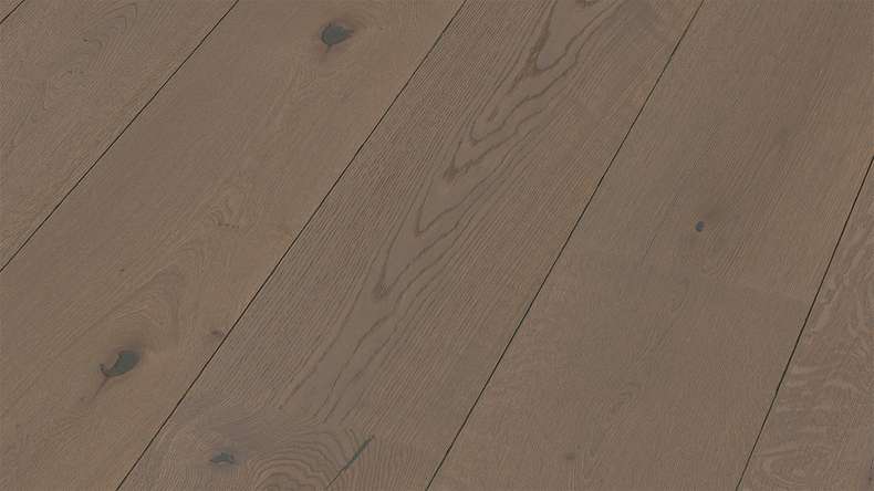MEISTER Lindura wood flooring HD 400 - 08901 Oak authentic clay grey natural oiled 2200 x 270 x 11 mm (500213-2200270-08901)