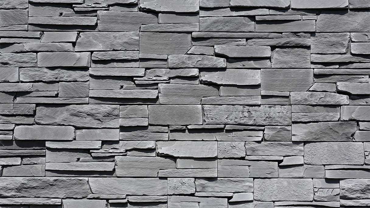 planeo StoneWall Solid stone slips - basalt
