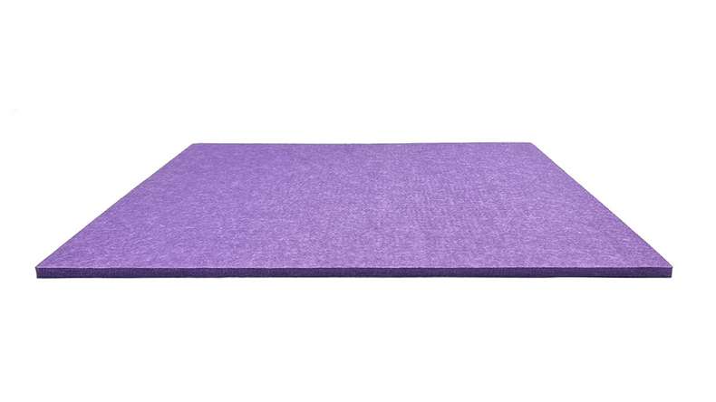 planeo acoustic felt panel - MixWall EcoColor Line Violet Grapes 52 x 52 cm (PLMW-10021A)