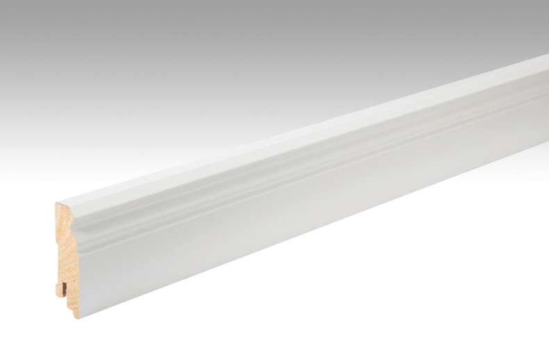 MEISTER Skirtings White DF (RAL 9016) 2266 - 2380 x 60 x 18 mm (200019-2380-02266)