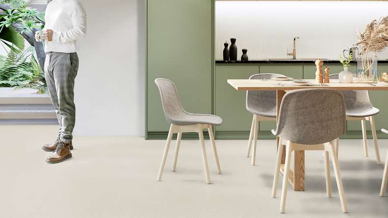 Gerflor CV flooring – TEXLINE Nature 2377 Smooth Sand