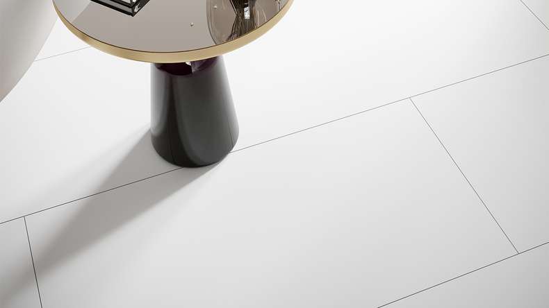 planeo Rigid Click Vinyl - Stone White Matt | Impact sound insulation integrated (100P2935MT)