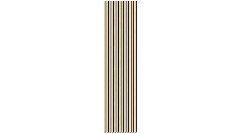 planeo acoustic panels - oak white 2480 x 600 x 21.5 mm | fire-retardant