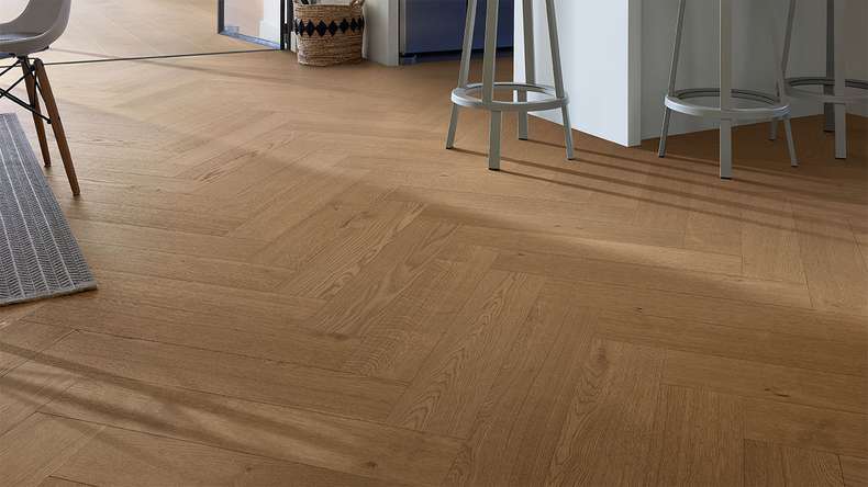 MEISTER Lindura wood flooring HS 500 - 20233 Oak classic clay brown ultra matt lacquered 700 x 140 x 11 mm (500010-0700140-20233)