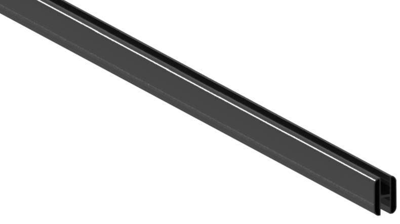 planeo H-profile 180 cm anthracite grey