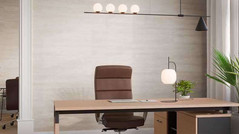 planeo wall cladding SPC - CeraRock Tile Stripes Light Travertine 120 x 60 cm
