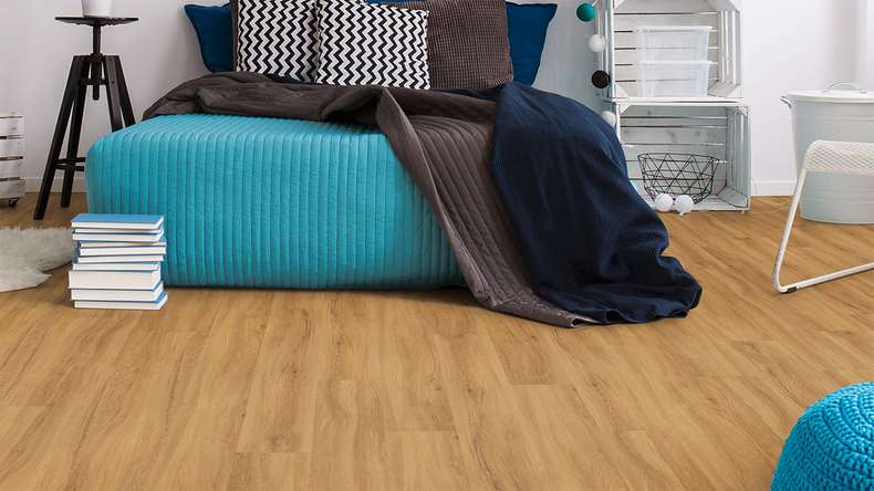 planeo Rigid click vinyl - FlexCore 55 Pure Oak | Impact sound insulation integrated (plfc-5122FS55)