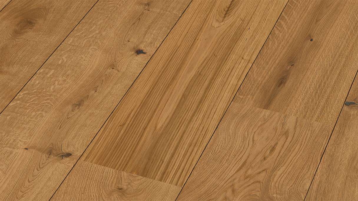 MEISTER Lindura wood flooring HD 400 - 08904 Oak authentic natural oiled 2200 x 270 x 11 mm (500213-2200270-08904)