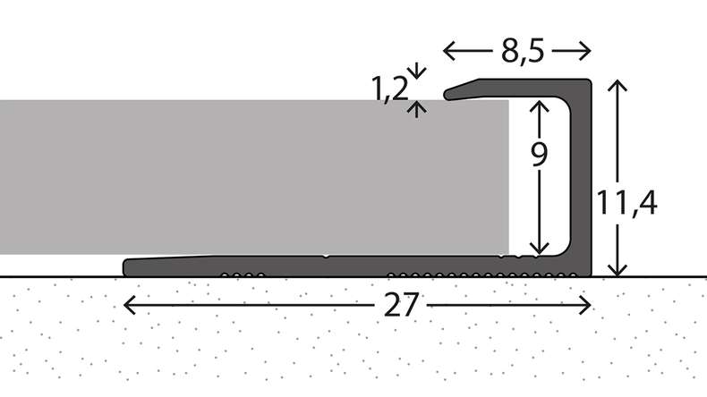 planeo end profile 251 - 270 cm