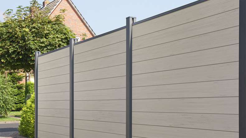 planeo Solid - Garden Fence Square BiColor Sand
