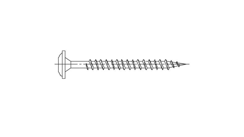 planeo facade screw V2A Torx - 4 x 35 mm
