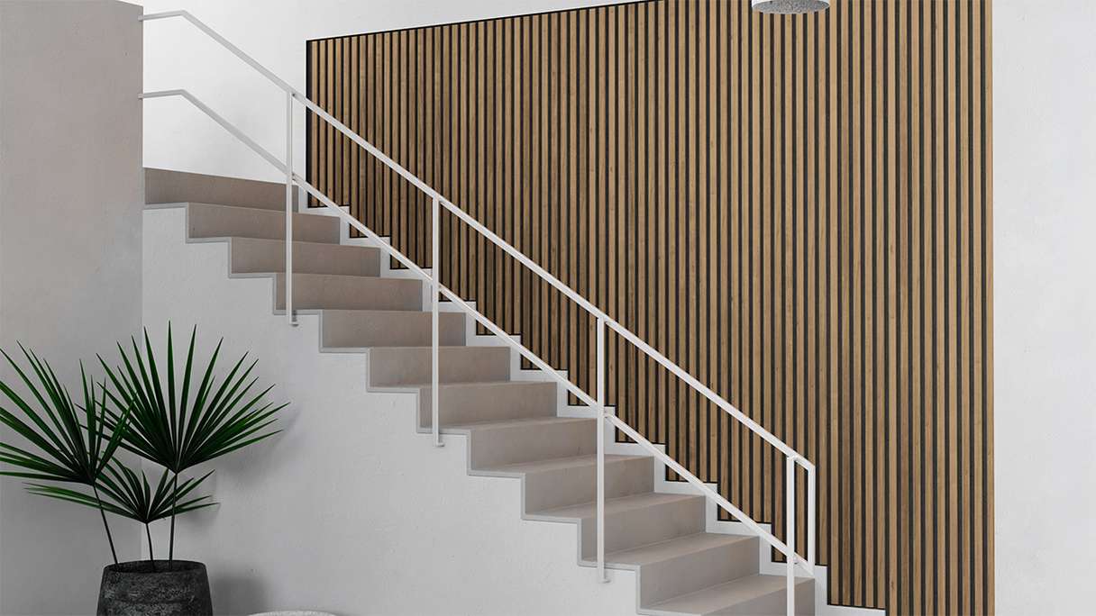 planeo acoustic panels Pro - Rustic oak - 250 x 60 cm