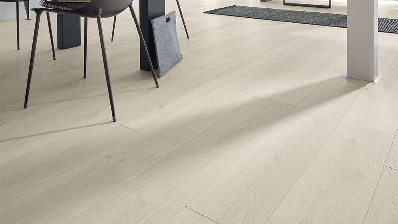 MEISTER Design flooring MeisterDesign. next DL 500 S - 07124 Oak mountain white | Impact sound insulation integrated (400055-2052220-07124)
