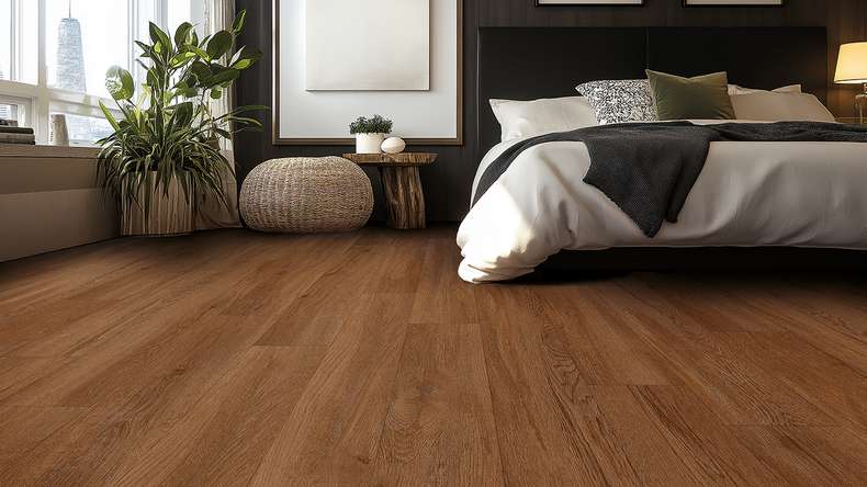 Gerflor adhesive vinyl - Creation 30 Quartet Dark Brown