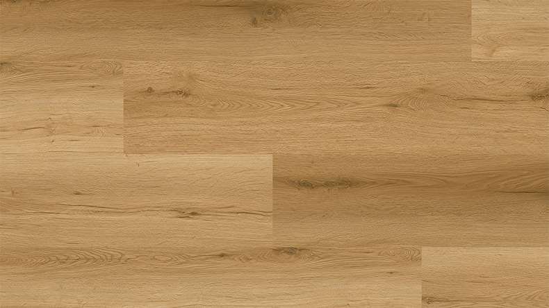planeo Rigid Click Vinyl - HOMEtec Pro 50 IXPE Natural Field Oak | Impact sound insulation integrated (RP-G50-4)