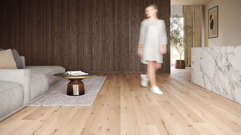 planeo Parquet Flooring - COUNTRY European light Oak markant (PU-000193)
