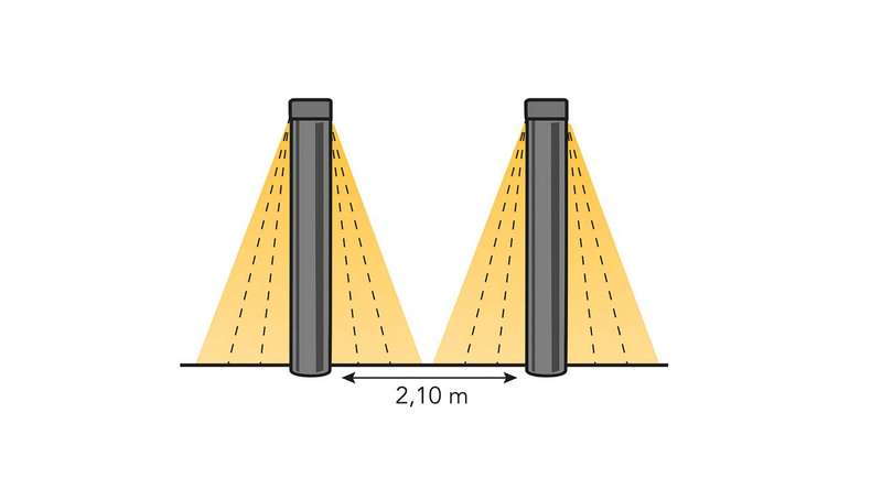 planeo Garden Lighting 12V - LED Stand Light Oberon DL Stand Light H 630 mm - 9W 750 Lumen