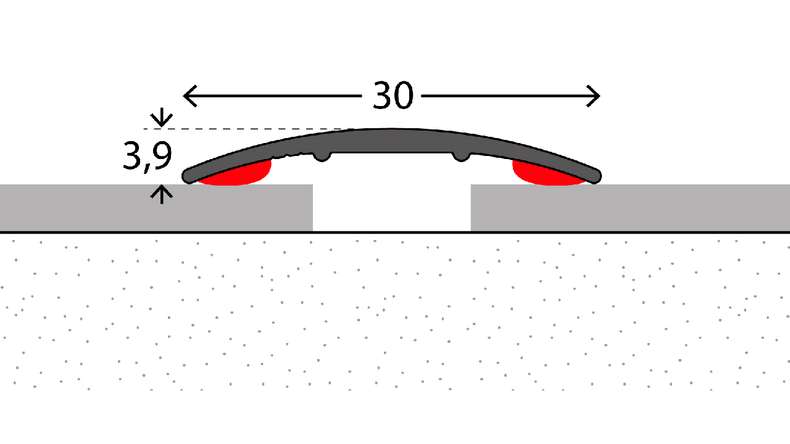 planeo transition profile 031 - 100 cm