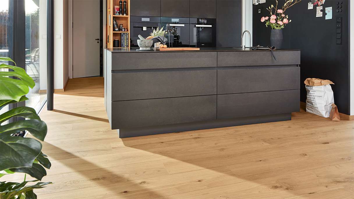 MEISTER Lindura wood flooring HD 400 - 08921 Oak authentic pure ultra matt lacquered 2200 x 205 x 11 mm (500214-2200205-08921)