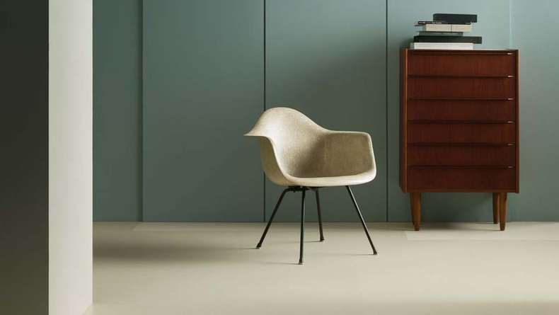 planeo click linoleum flooring Linoklick - Cloudy sand 60x30cm - 633711