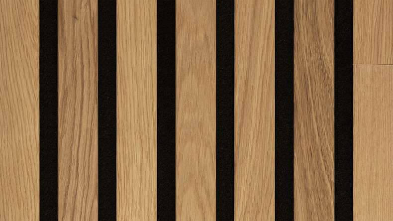 MEISTER acoustic panels Acoustic Sense WOOD - Natural oak 4310 - 260 x 33 cm