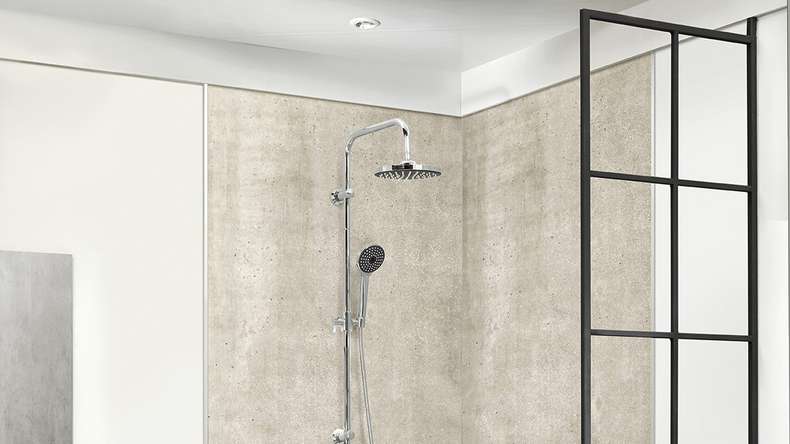 planeo StrongWall - Plastic wall panelling XL Medica 260 x 90 cm