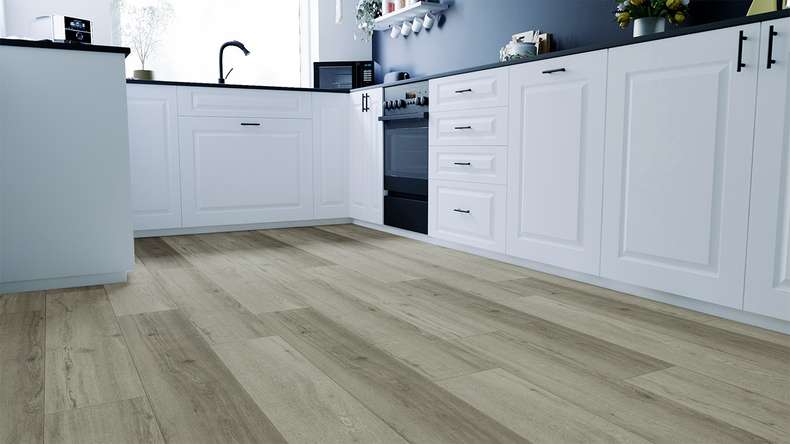 SKAVA rigid click vinyl - Unique Vinna | integrated impact sound insulation (LO-2030)