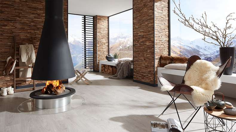 Skaben WoodWall - Teakwood Chic Nature