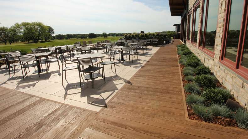 planeo Authoria PureBoard solid decking - Copper Nature Oak 3.6m textured