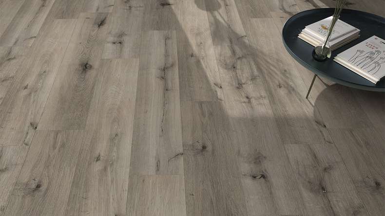 SKAVA rigid click vinyl - Home Grey Oak | integrated impact sound insulation (LO-1090)