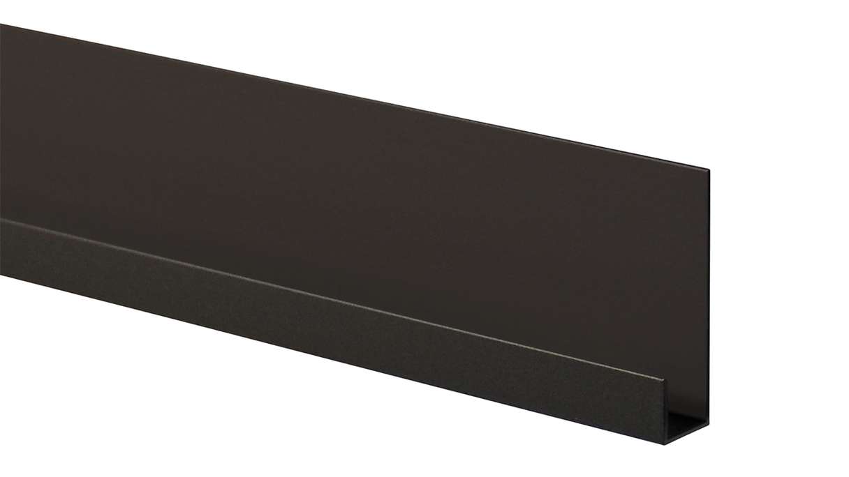 Trespa Proface End Profile - Black 3000 mm