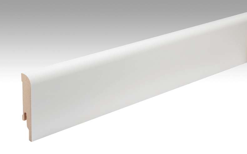 MEISTER Skirtings White paintable DF 2222 - 2380 x 80 x 16 mm (200006-2380-02222)
