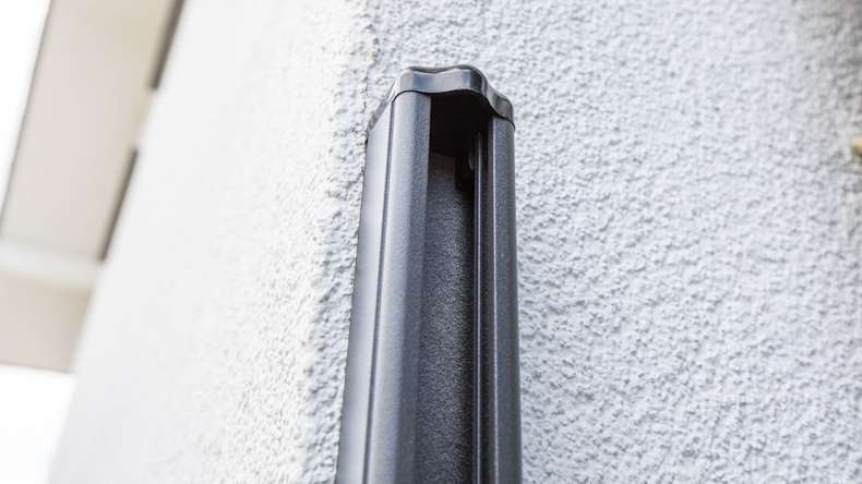 planeo Solid - aluminium universal skirting anthracite 200 cm