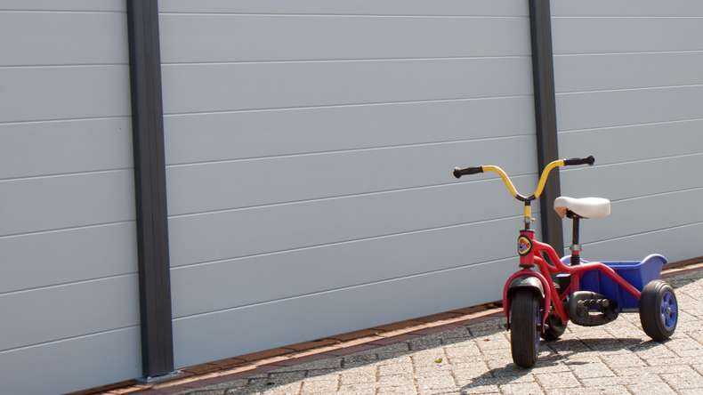 planeo Alumino - Garden Fence Square Silver Grey DB 701