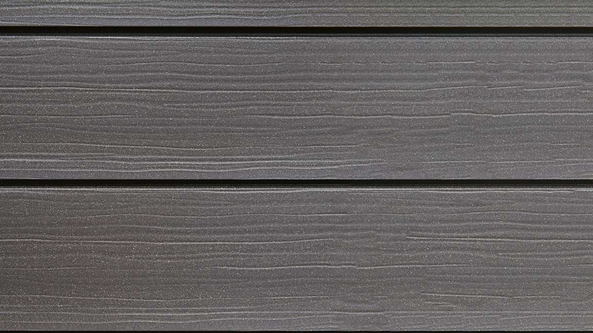 planeo Fassado - WPC rhombus strip facade cladding Prime lava grey