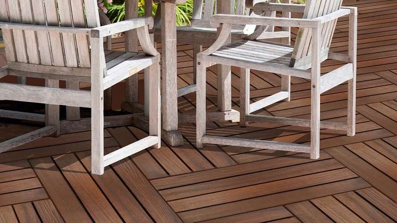 planeo click tile Thermo Ash XL - 4 battens Smooth
