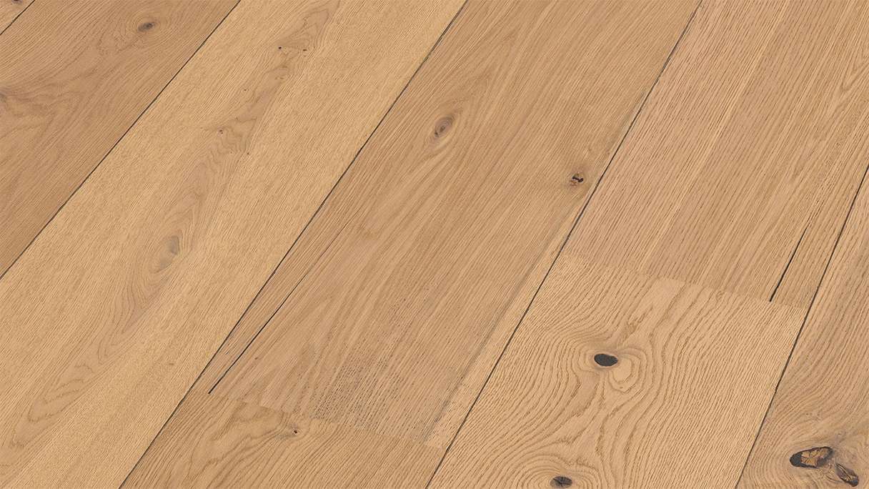 MEISTER Lindura wood flooring HD 400 - 08916 Oak authentic caramel ultra matt lacquered 2200 x 270 x 11 mm (500214-2200270-08916)