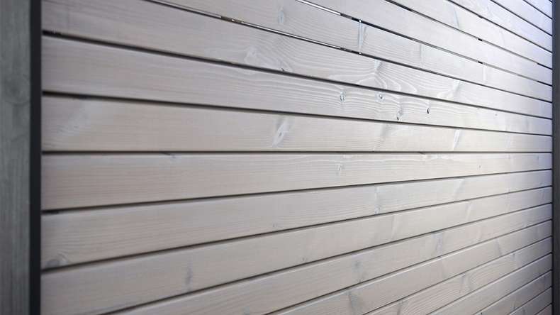 planeo Build privacy fence mounting set 19-23 mm RAL 7016