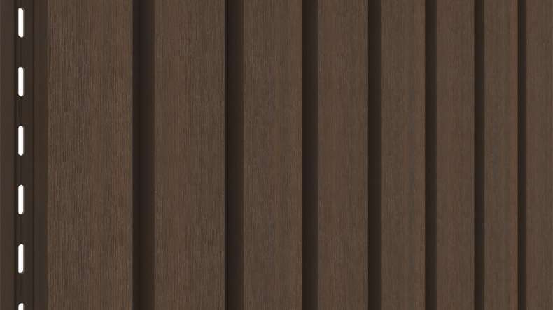 planeo LINEA Wide – WPC CoEx cladding, Ipe Brown, 2900 x 181 mm