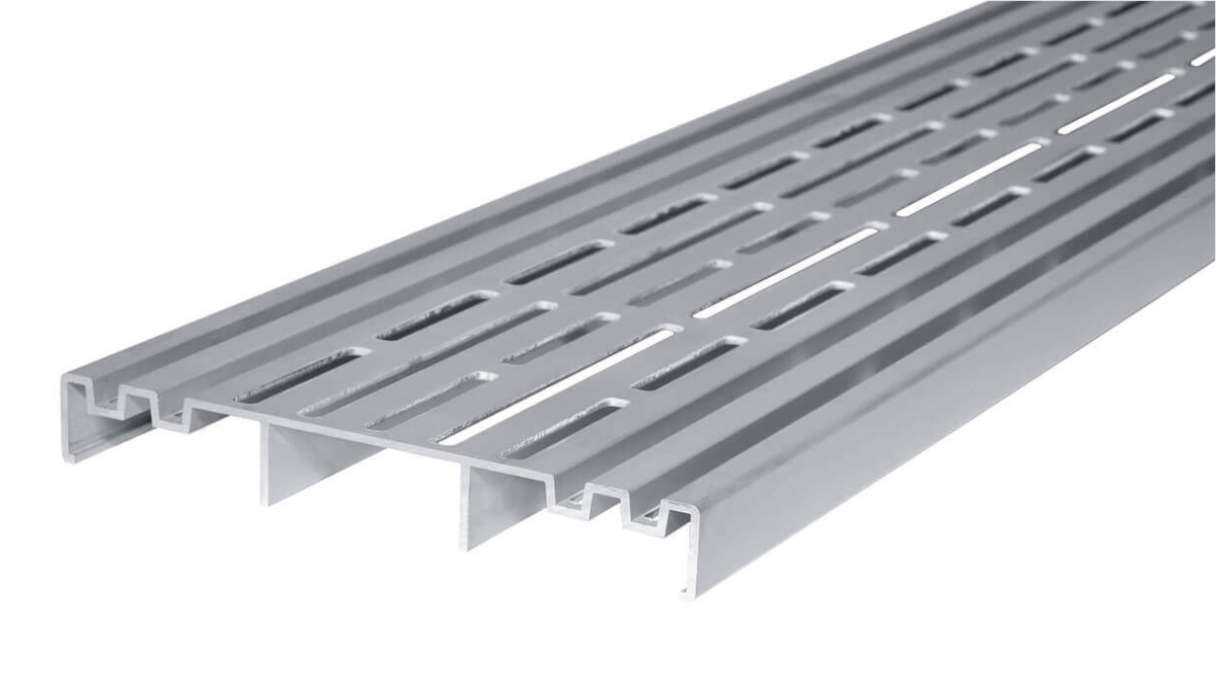 planeo terrace ventilation grille - ventilation profile 1200x150x20mm