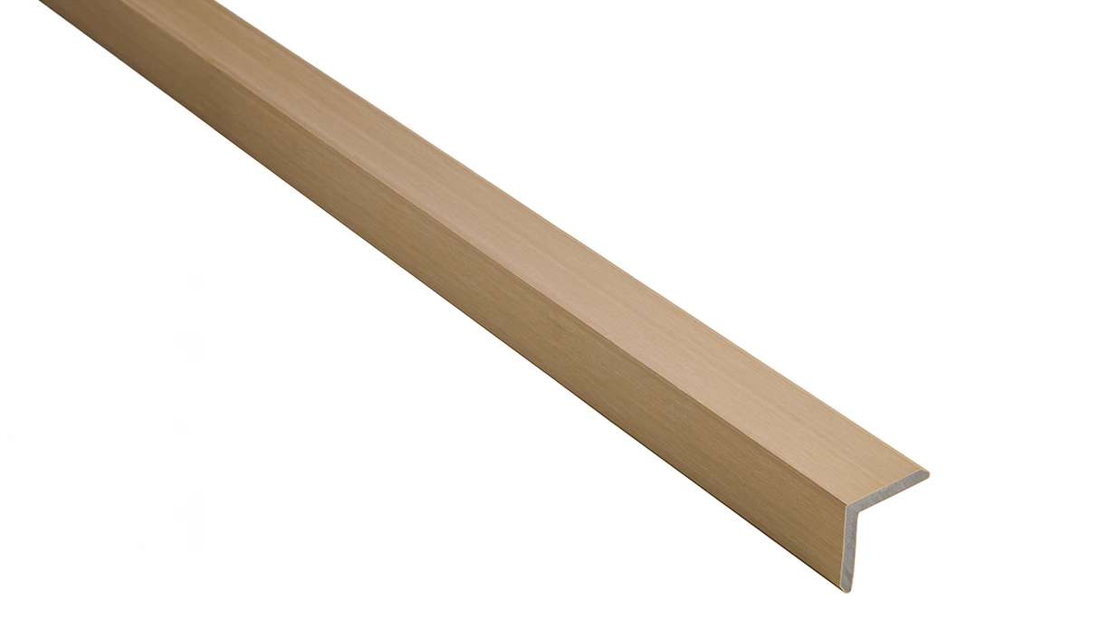 planeo WPC co-extruded façade bracket, sand - 2900 x 45 x 45 mm