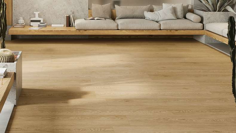 Gerflor Klick Vinyl Rigid - Creation 40 Clic EIR Lounge Oak Natural | Synchronised embossing (61391273)