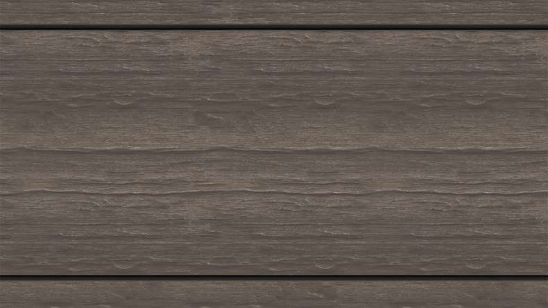 planeo MAXLine Antique - WPC CoEx coated XL decking solid - dark brown 3m rustic textured/smooth brushed