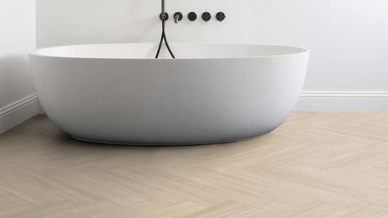 Gerflor click Vinyl - Virtuo 55 Rigid Acoustic HB Blomma Light | integrated impact sound insulation (39041464)