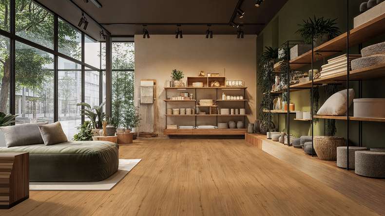 Gerflor adhesive vinyl - Creation 70 City Oak Honey