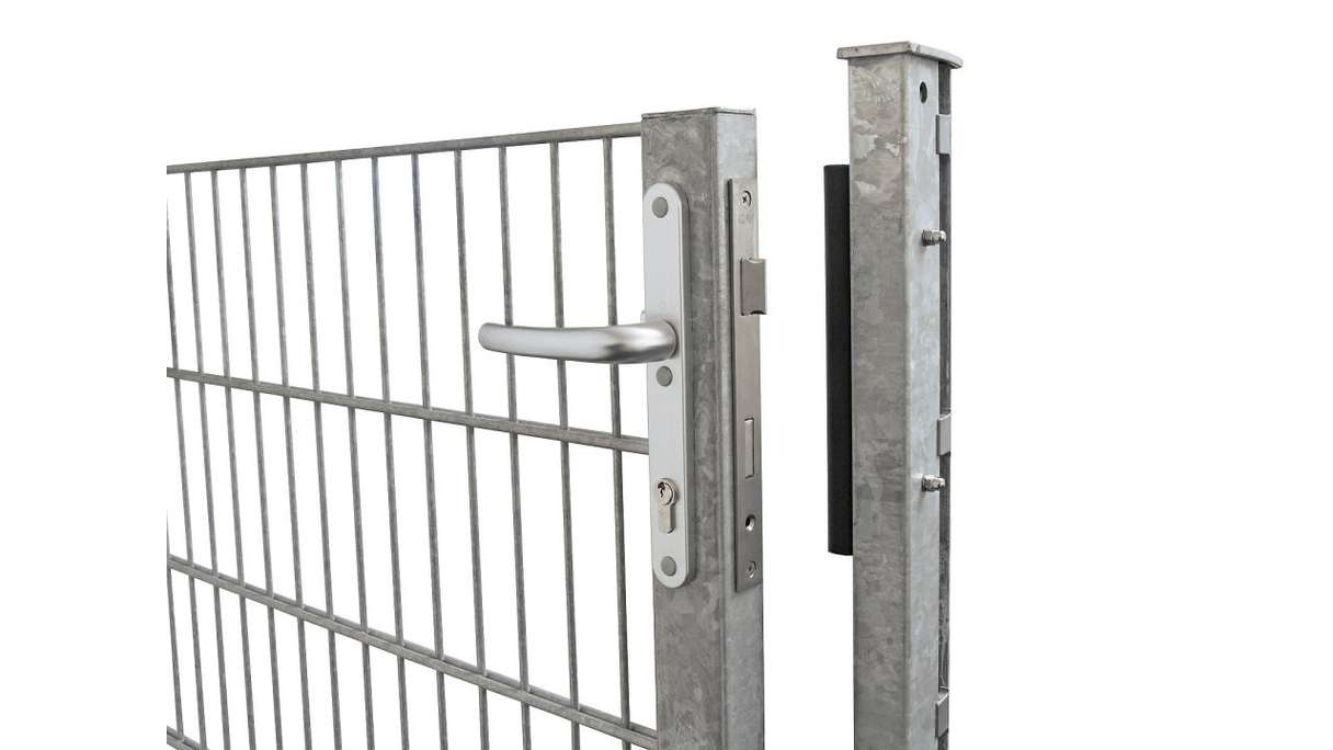 Universal door light 1-leaf. hot-dip galvanised - W 1090 mm incl. gateposts