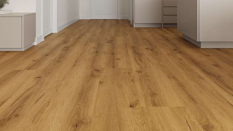 Lys&Land Rigid Klick Vinyl - Fjordline XL Oak Prime 1.83m long XL plank | integrated footfall sound insulation (SP183-10)